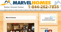 Desktop Screenshot of mymarvelhomes.com